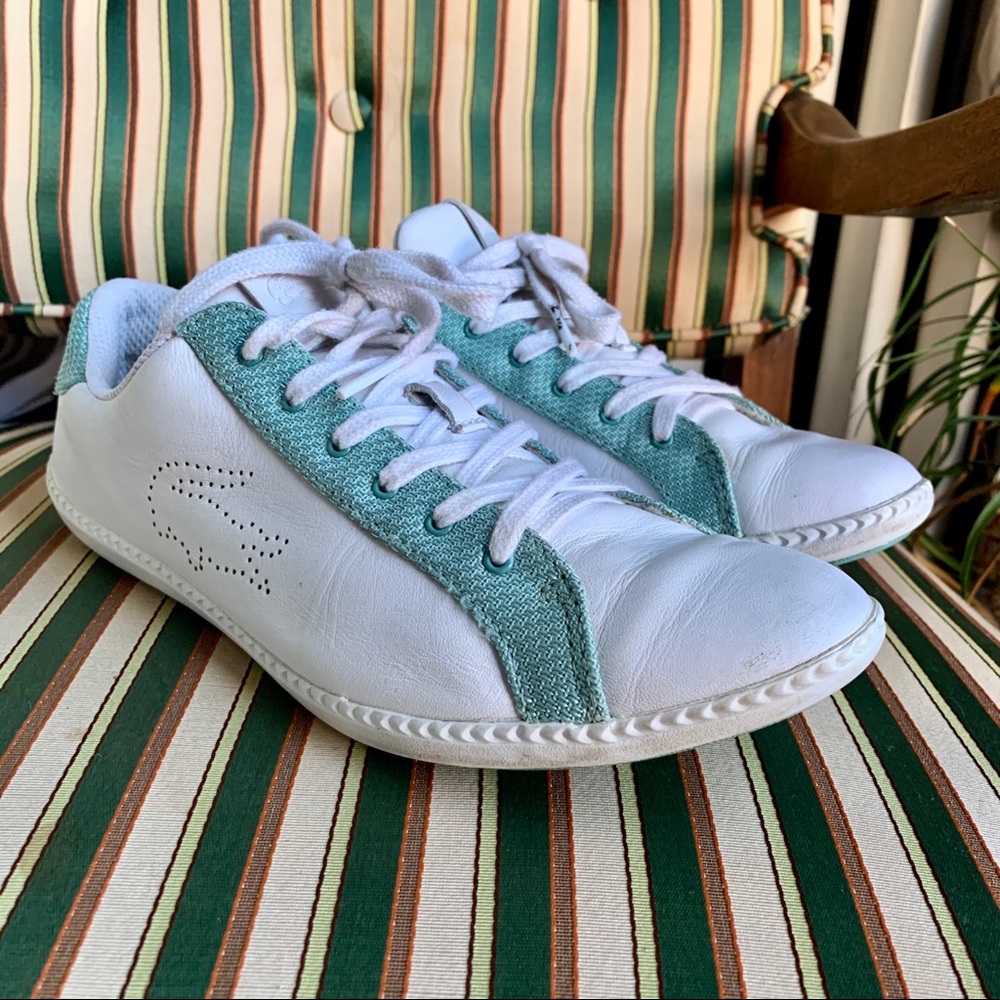 Lacoste sneakers vintage white shoes